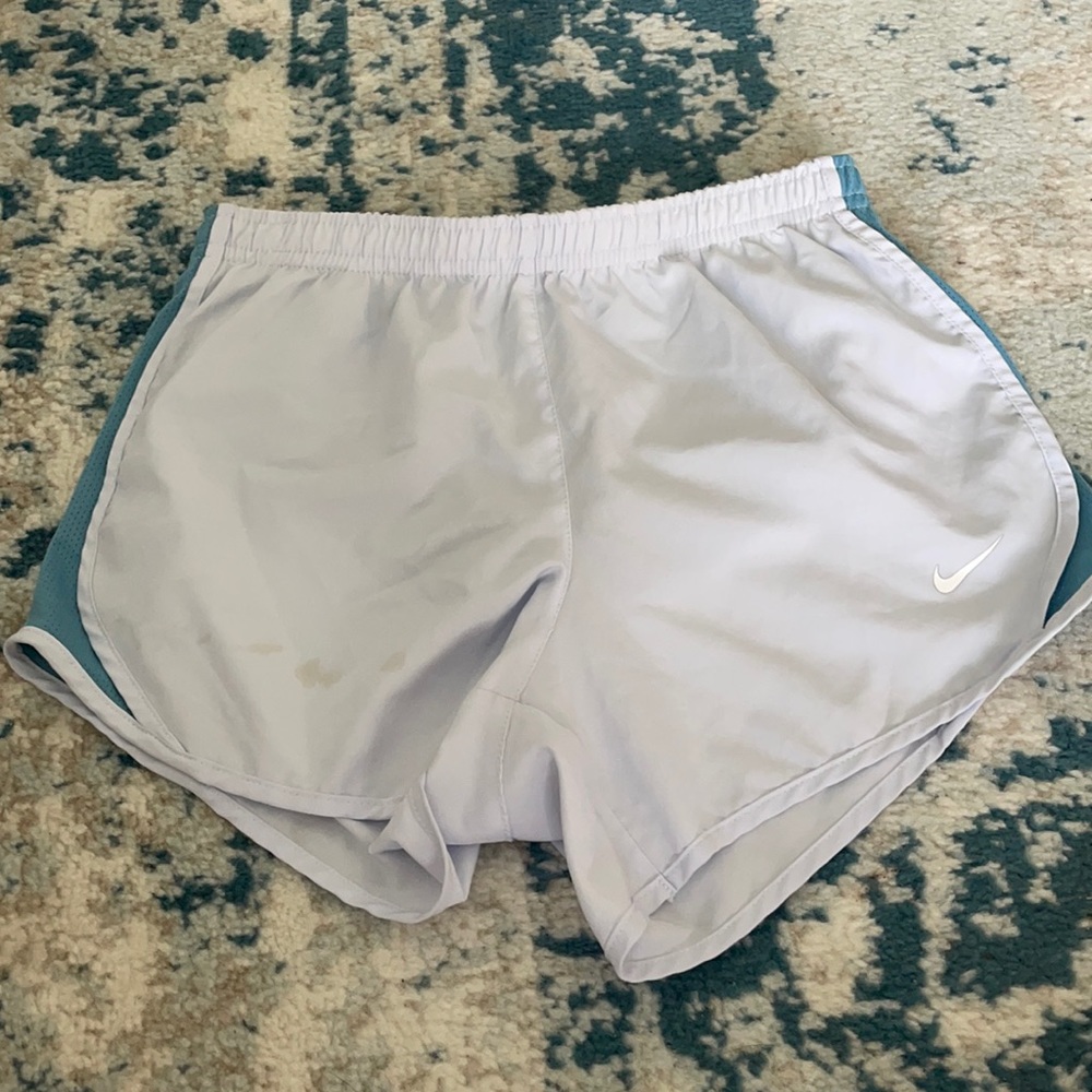 Blue Nike shorts